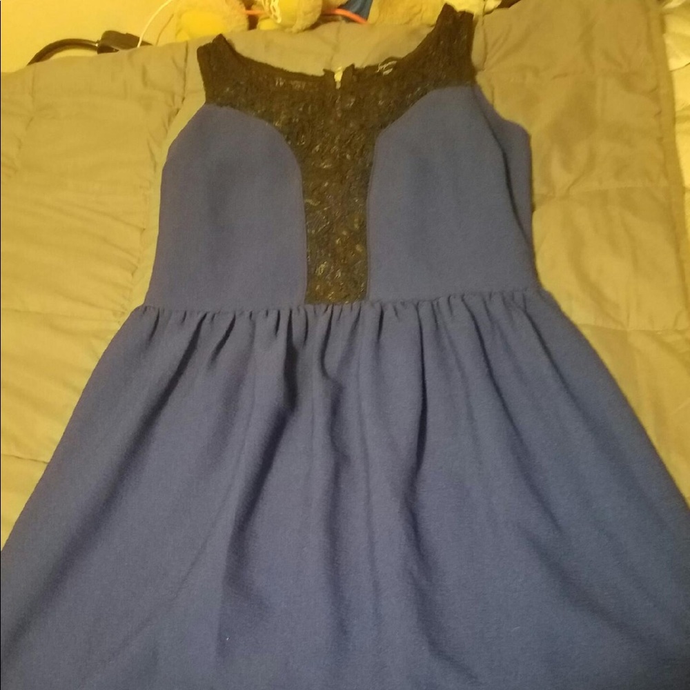 Dark blue dress